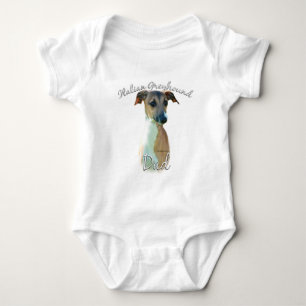 Italian Greyhound Dad 2 Baby Bodysuit