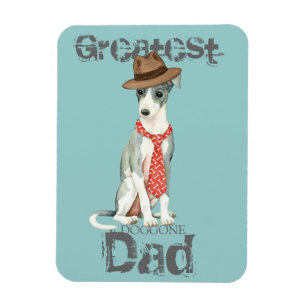 Italian Greyhound Dad Magnet