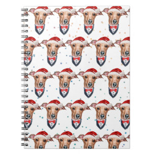 Italian Greyhound Dog Breed Christmas Notebook