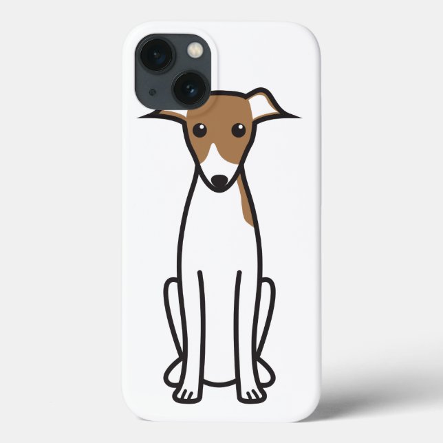 Italian Greyhound Dog Cartoon Case-Mate iPhone Case (Back)