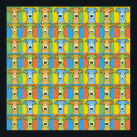 Italian Greyhound Dog Cartoon Pop-Art Poster<br><div class="desc">Italian Greyhound Cartoon Pop-Art</div>