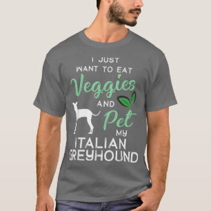 Italian Greyhound Dog Cigar lover owner Xmas Birth T-Shirt
