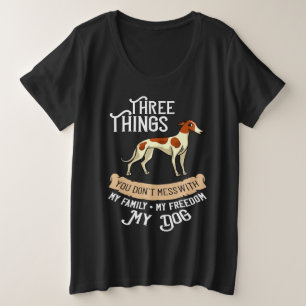 Italian Greyhound Dog Puppies Owner Plus Size T-Shirt