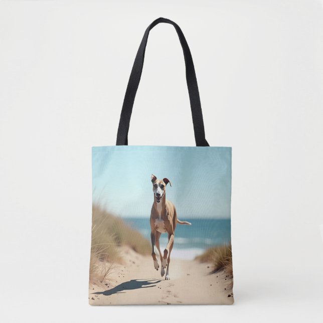 Italian Greyhound Elegant Shoulder Tote Bag (Front)