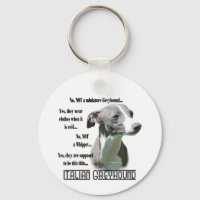 Italian Greyhound FAQ Keychain