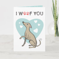 Italian Greyhound Fawn Iggy Cute Cartoon Dog Love