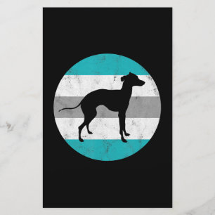 italian greyhound gift men women boys girls stationery