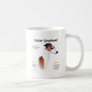 Italian Greyhound History Design Coffee Mug