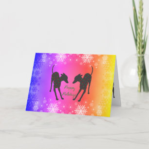 Italian Greyhound Holiday Card