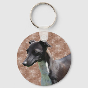 Italian Greyhound Key Ring