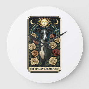 Italian Greyhound Large Clock