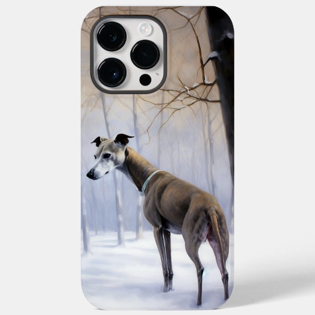 Italian Greyhound Let It Snow Christmas Case-Mate iPhone Case (Back)