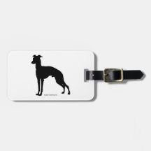 Italian Greyhound Luggage tag