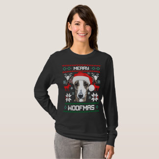 Italian Greyhound Merry Woofmas Christmas T-Shirt