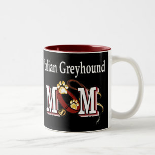Italian Greyhound MOM Gifts Two-Tone Coffee Mug