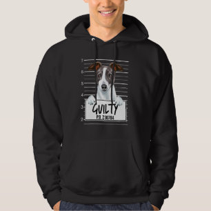 Italian Greyhound Mugshot Guilty Dog Hoodie