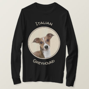 Italian Greyhound Painting - Cute Original Dog Art T-Shirt