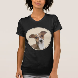 Italian Greyhound Painting - Cute Original Dog Art T-Shirt