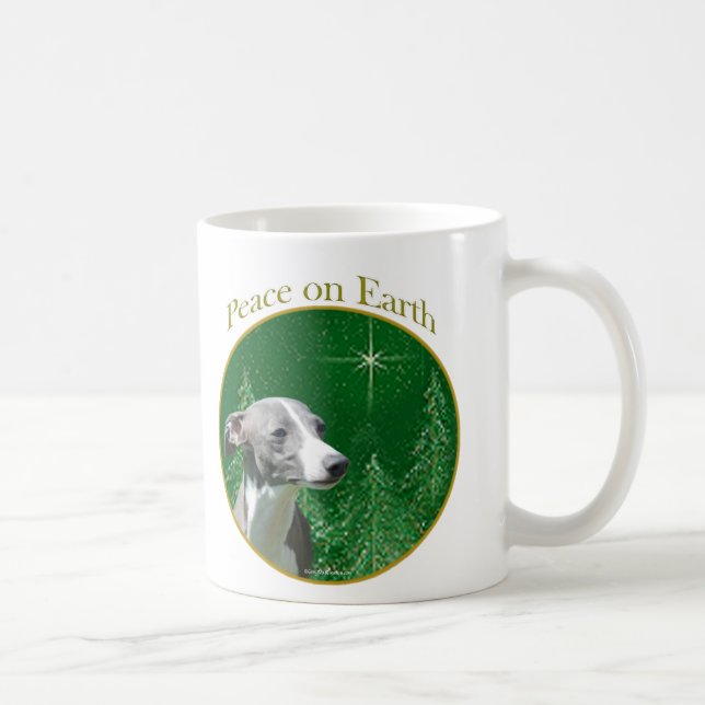 Italian Greyhound Peace Coffee Mug (Right)