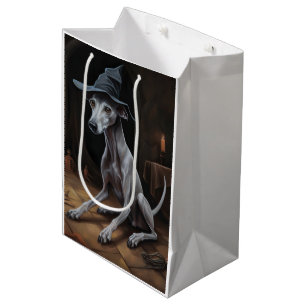 Italian Greyhound Pumpkins Halloween Scary Medium Gift Bag