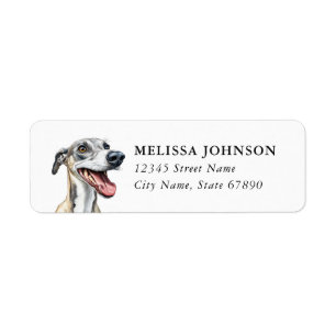 Italian Greyhound Return Address Labels