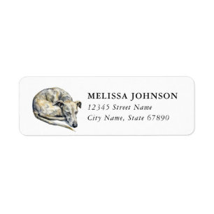 Italian Greyhound Return Address Labels
