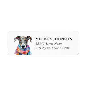 Italian Greyhound Return Address Labels