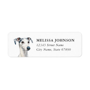 Italian Greyhound Return Address Labels