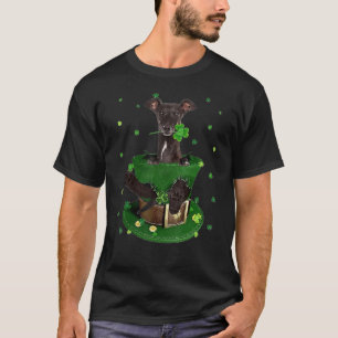 Italian Greyhound Shamrock Hat C St Patrick's Day T-Shirt