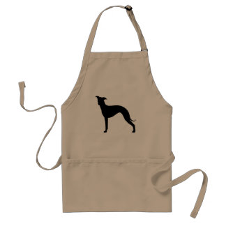 Italian Greyhound Silhouette Standard Apron