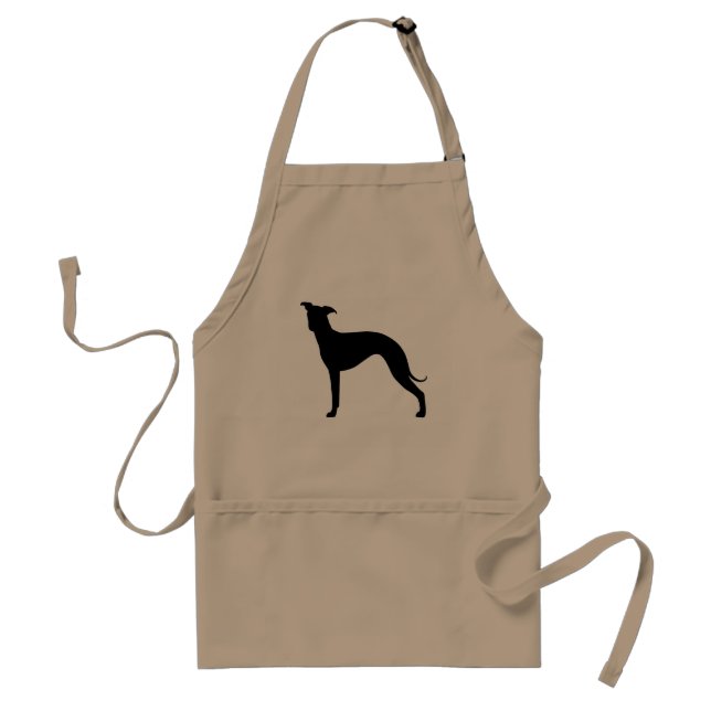 Italian Greyhound Silhouette Standard Apron (Front)