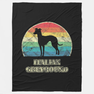 italian greyhound  style dog fleece blanket
