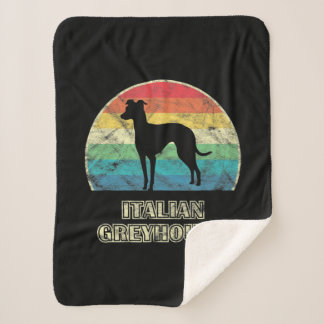 italian greyhound  style dog sherpa blanket