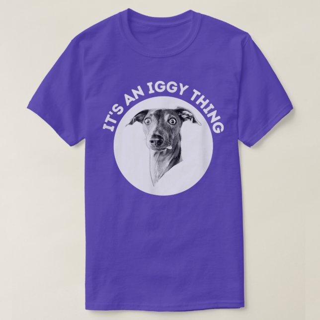 Italian Greyhound  T-Shirt (Design Front)