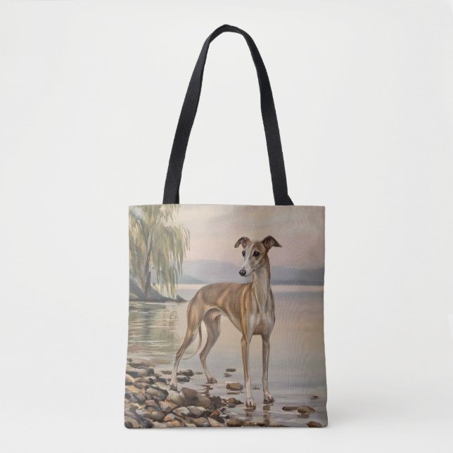 Italian Greyhound Tote Bag (Front)