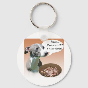 Italian Greyhound Turkey Key Ring