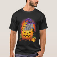 Italian Greyhound Witch Pumpkin Halloween- Dog Lov