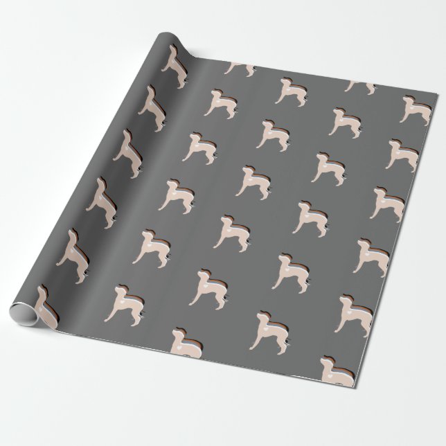 Italian Greyhound Wrapping Papper Paper (Unrolled)
