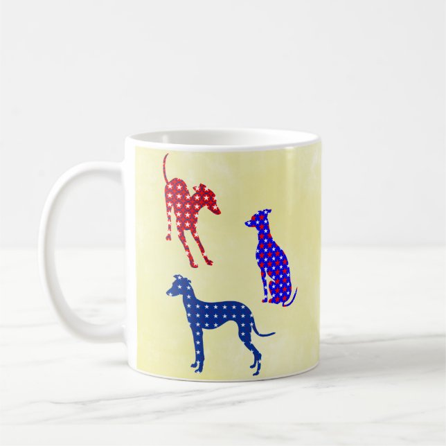 Italian Greyhounds Coffee Mug (Left)