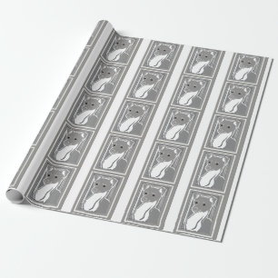 Italian Greyhounds Pattern Wrapping Paper