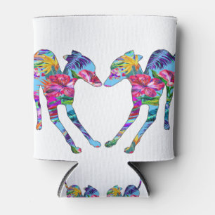 Italian Greyhounds Playing Can Cooler