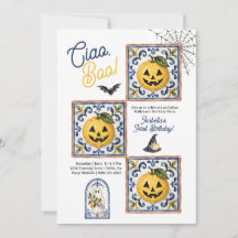 Italian Halloween Birthday Party Ciao Boo Lemon