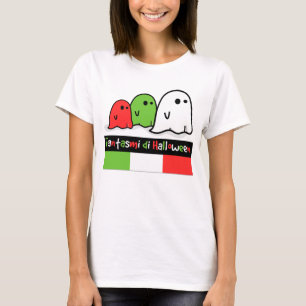 Italian Halloween Ghosts, Fantasmi di Halloween T-Shirt