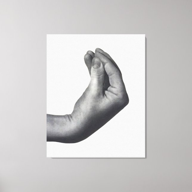  Italian Hand Canvas Print (Front)