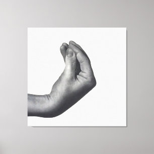 Italian Hand Canvas Print