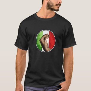 Italian Hand Gesture Italia Italy Italiano Flag Sa T-Shirt