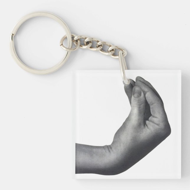 Italian Hand Key Ring (Front)