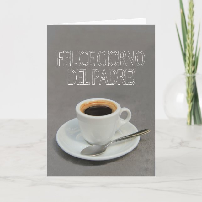 Italian Happy Father's day Card (Front)