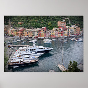 Italian Harbor Village - Portofino Poster