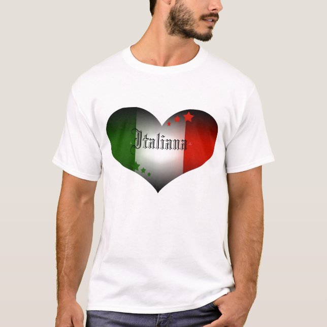 italian heart copy, Italiana T-Shirt (Front)